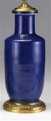 Chinese blue and white rouleau