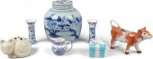 CHINESE BLUE AND WHITE STORAGE