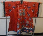CHINESE BLUE BAT AND FLOWER EM