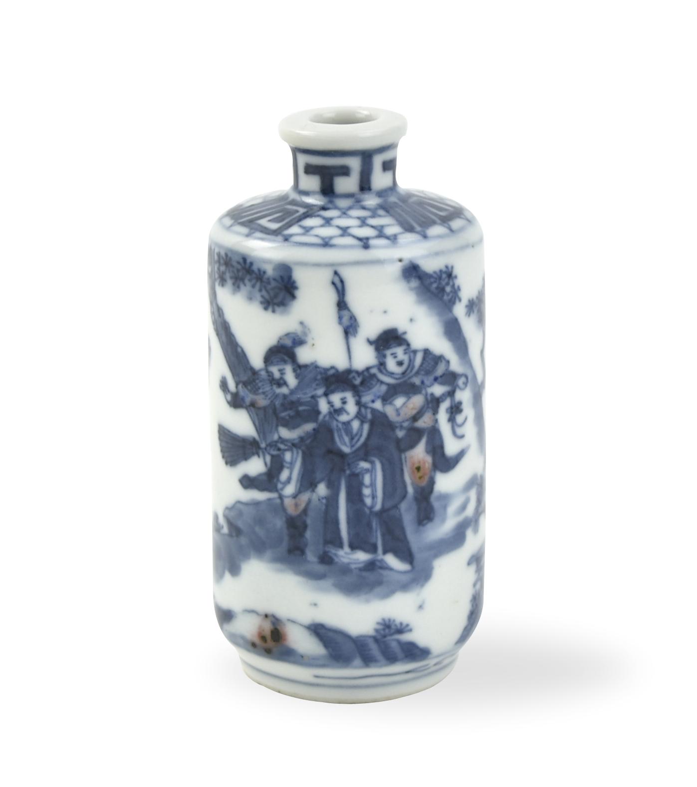 CHINESE BLUE & COPPER RED SNUFF