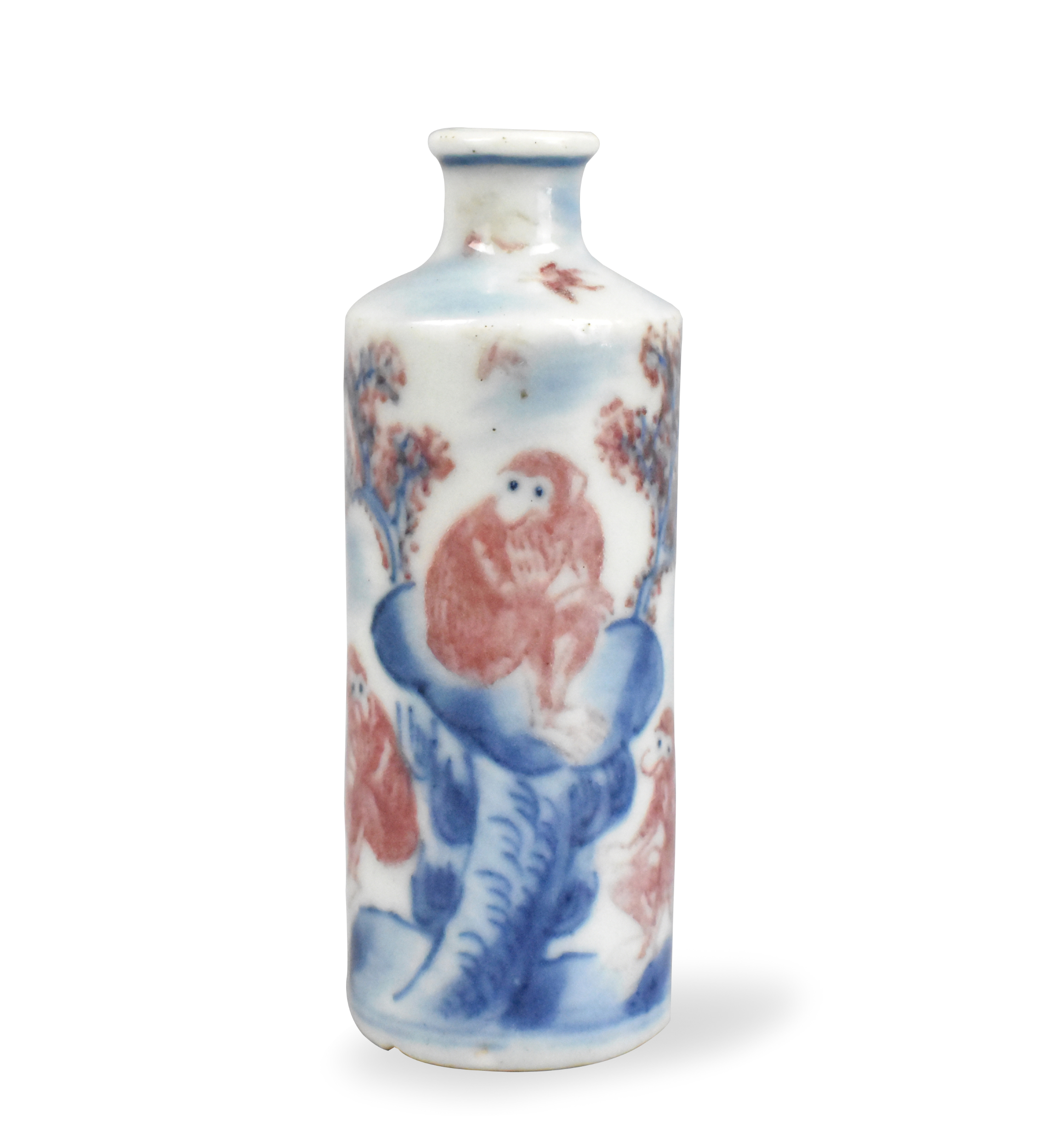 CHINESE BLUE & COPPER RED MONKEY