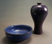 CHINESE BLUE CRACKLEWARE GLAZE