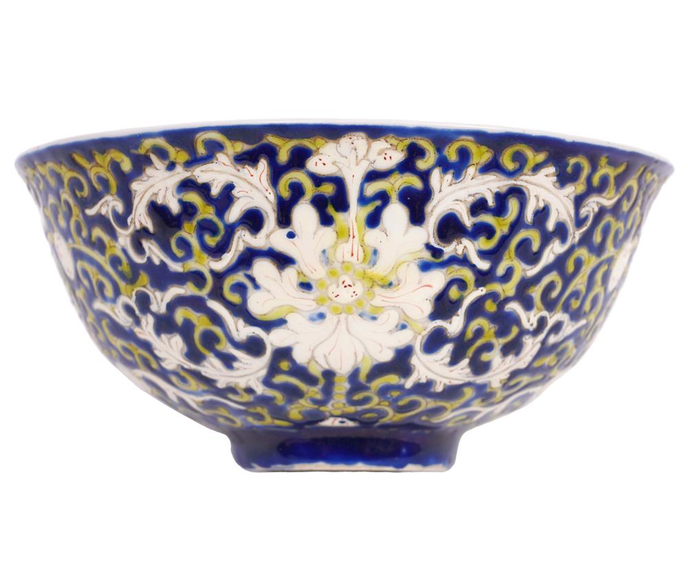 CHINESE BLUE ENAMEL PORCELAIN