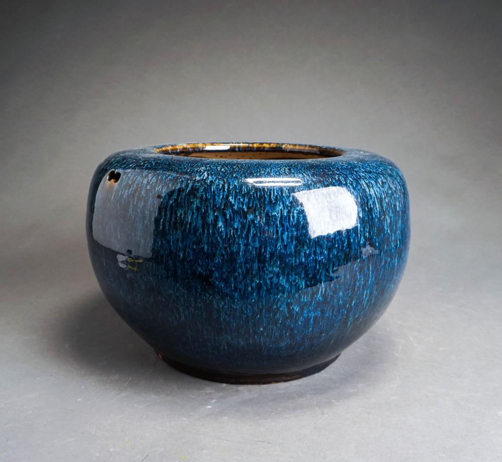 CHINESE BLUE FLAMBE GLAZED