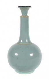 CHINESE BLUE GLAZE VASEBlue-gr