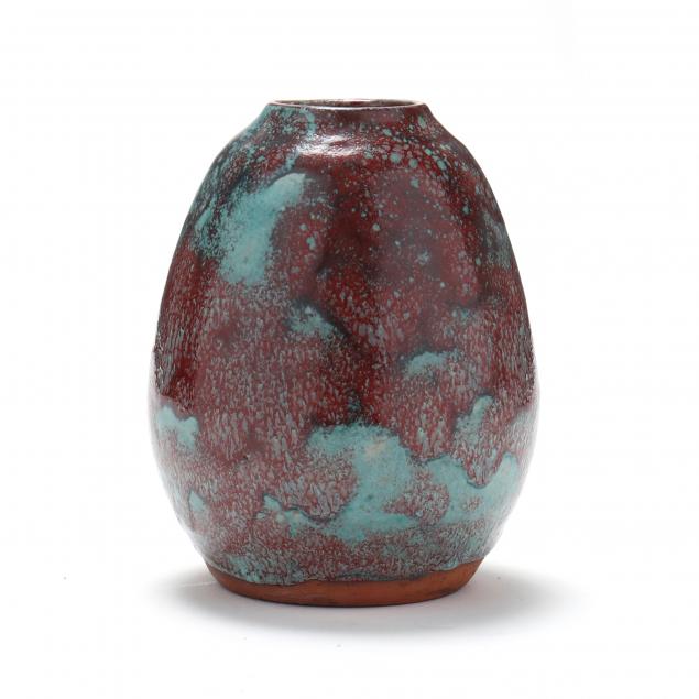 CHINESE BLUE GLAZED JUGTOWN PEAR