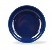 CHINESE BLUE GLAZED PLATE, DAO