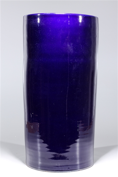 Chinese blue glazed porcelain