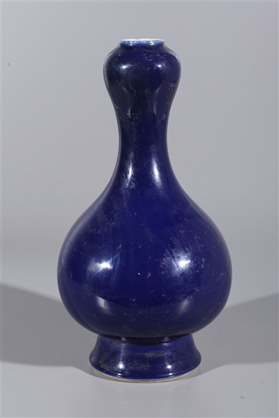 Chinese blue glazed porcelain