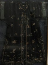 Chinese blue ground robe    la