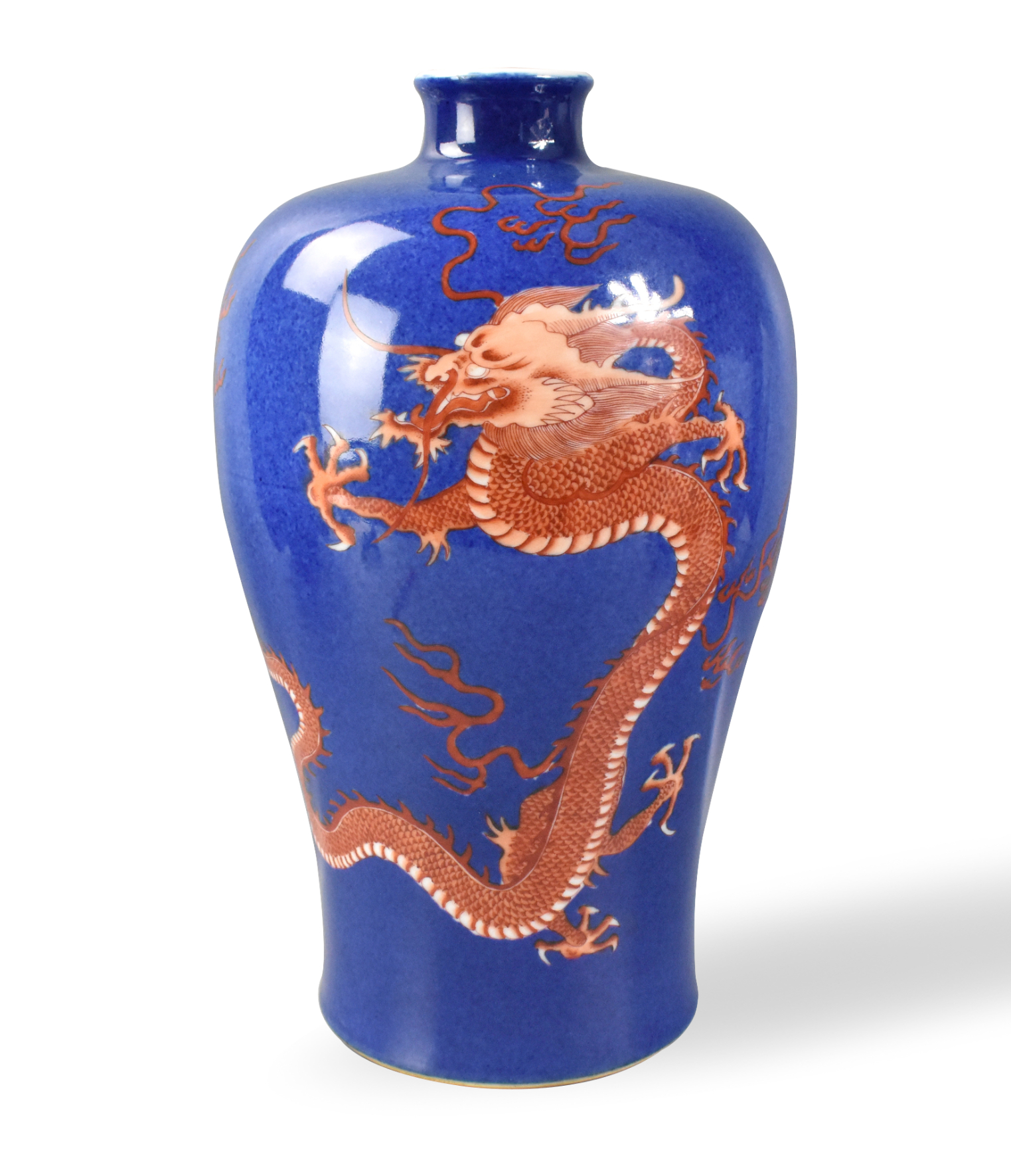 CHINESE BLUE & IRON RED DRAGON