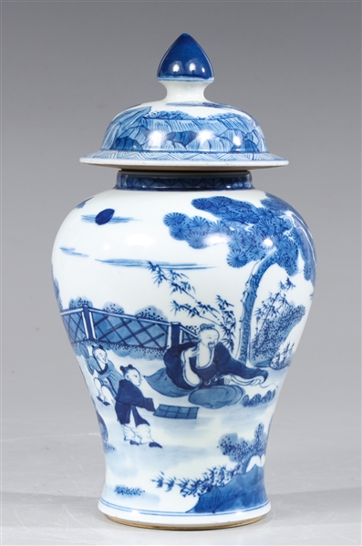 Chinese blue on white ceramic