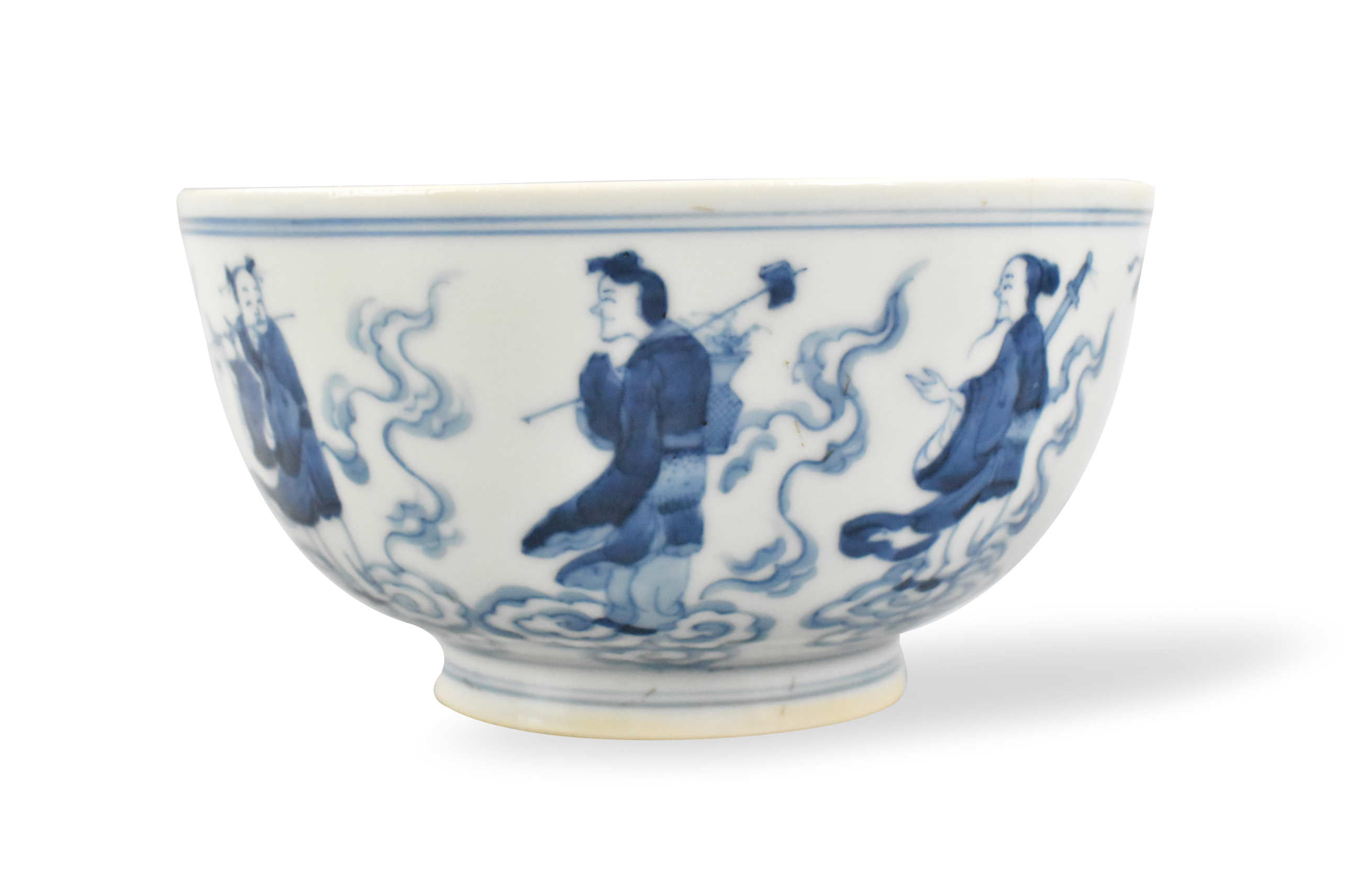 CHINESE BLUE& WHITE 8 IMMORTALS