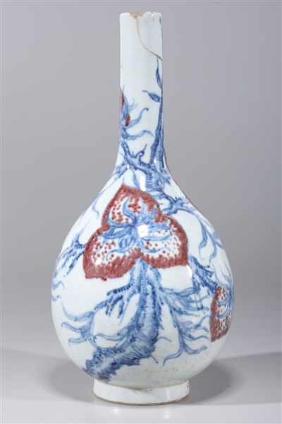 Chinese blue, white, and red