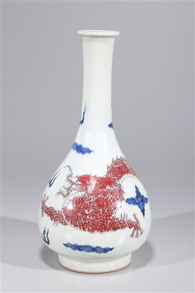 Chinese blue, white, and red