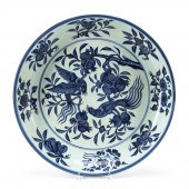 CHINESE BLUE & WHITE BIRDS & P