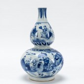 CHINESE BLUE & WHITE DOUBLE GO