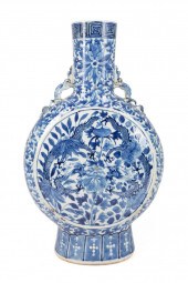 CHINESE BLUE & WHITE DRAGON MO