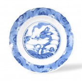 CHINESE BLUE & WHITE DRAGON PL