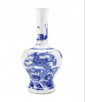 CHINESE BLUE & WHITE DRAGON VA