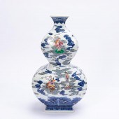 CHINESE BLUE & WHITE FAMILLE R
