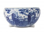 CHINESE BLUE & WHITE FOOTED BA