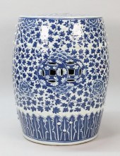 CHINESE BLUE & WHITE GARDEN SE