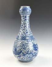 CHINESE BLUE & WHITE GARLIC HE