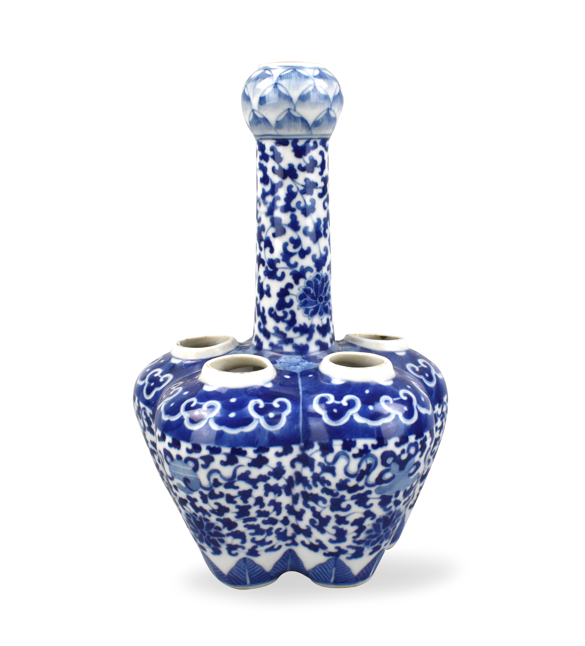 CHINESE BLUE & WHITE GARLIC HEAD