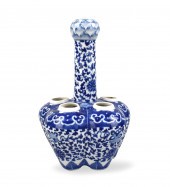 CHINESE BLUE & WHITE GARLIC HE