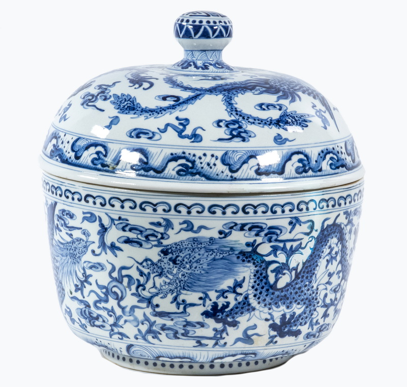 CHINESE BLUE & WHITE PORCELAIN