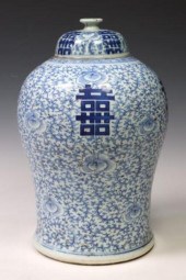 CHINESE BLUE & WHITE PORCELAIN