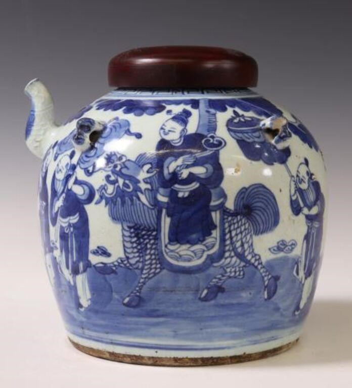 CHINESE BLUE & WHITE PORCELAIN