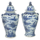 CHINESE BLUE & WHITE PORCELAIN