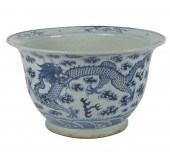 CHINESE BLUE & WHITE PORCELAIN