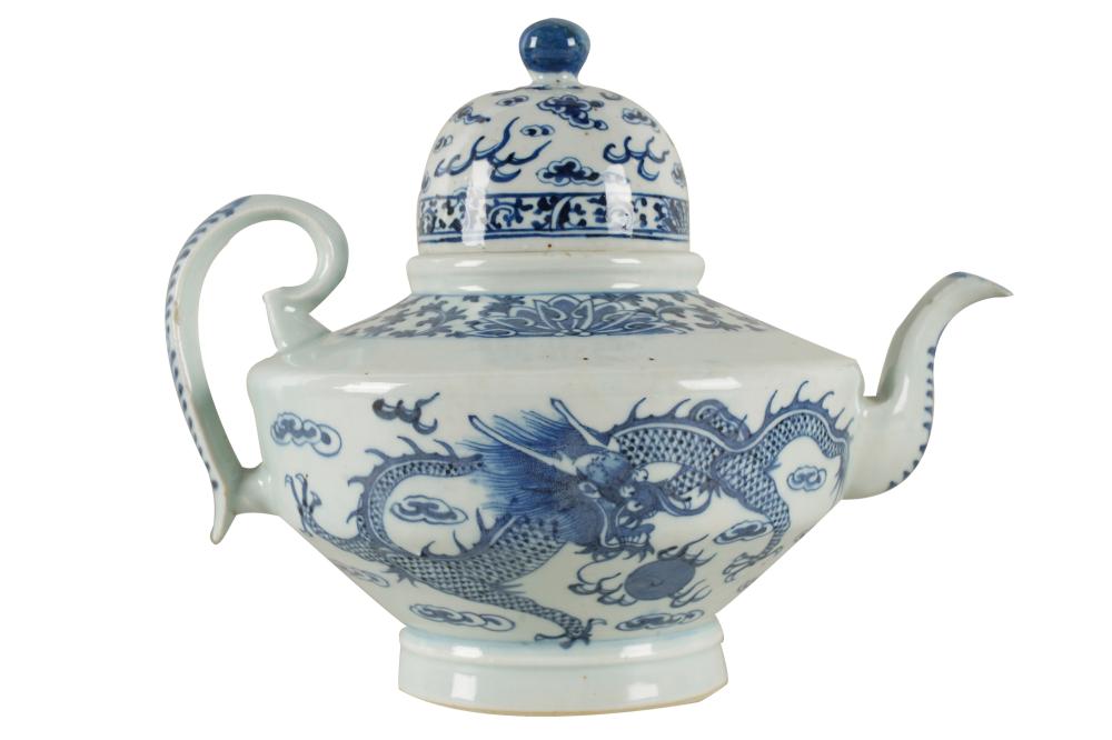 CHINESE BLUE & WHITE PORCELAIN