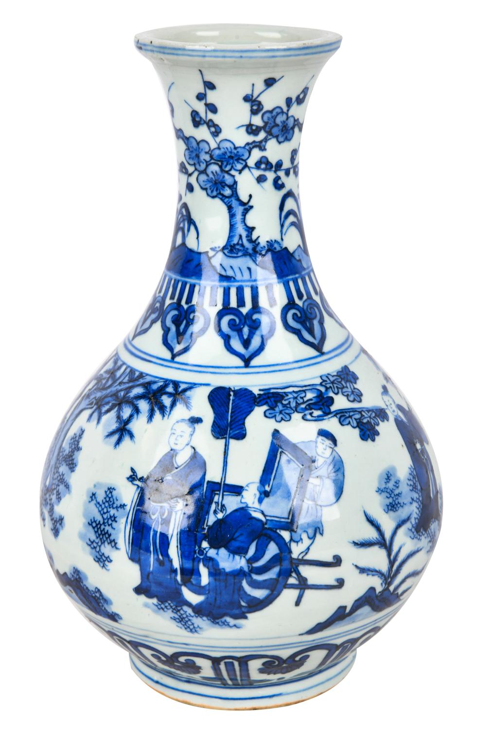 CHINESE BLUE & WHITE PORCELIAN