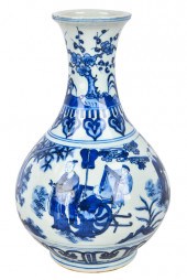 CHINESE BLUE & WHITE PORCELIAN