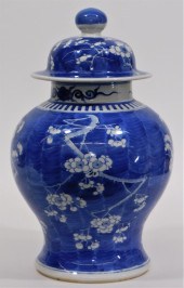 CHINESE BLUE & WHITE PRUNIS DE