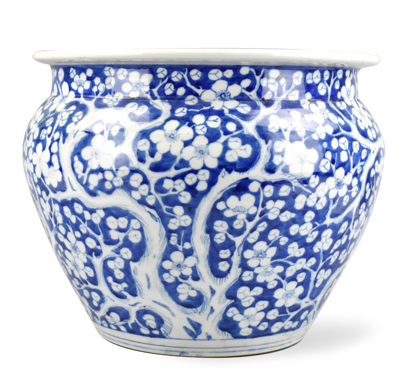 CHINESE BLUE & WHITE PRUNUS