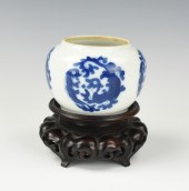 CHINESE BLUE & WHITE WATERPOT
