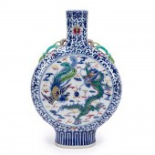 CHINESE BLUE & WHITE WITH DOUC