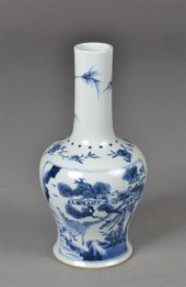Chinese Blue/White Long-Neck P