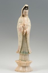 CHINESE BONE CLAD QUAN YIN: Bo