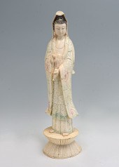 CHINESE BONE CLAD QUAN YIN: Bo