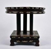 CHINESE BONE INLAID DISPLAY TA