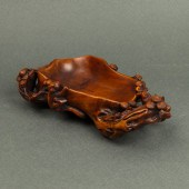 CHINESE BOXWOOD BRUSH WASHER C