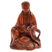 CHINESE BOXWOOD CARVED FIGURE