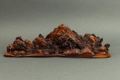 CHINESE BOXWOOD CARVING OF LAN