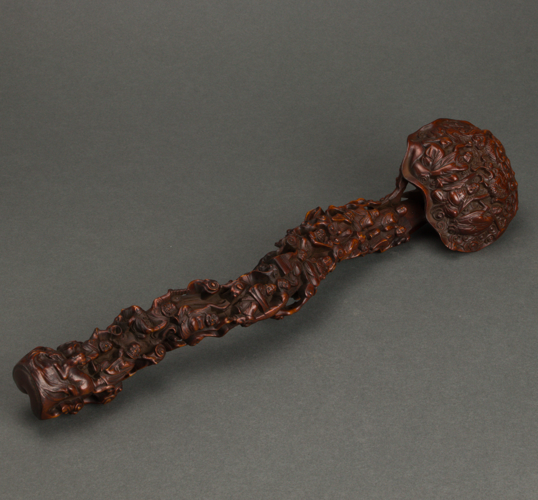 CHINESE BOXWOOD RUYI SCEPTER